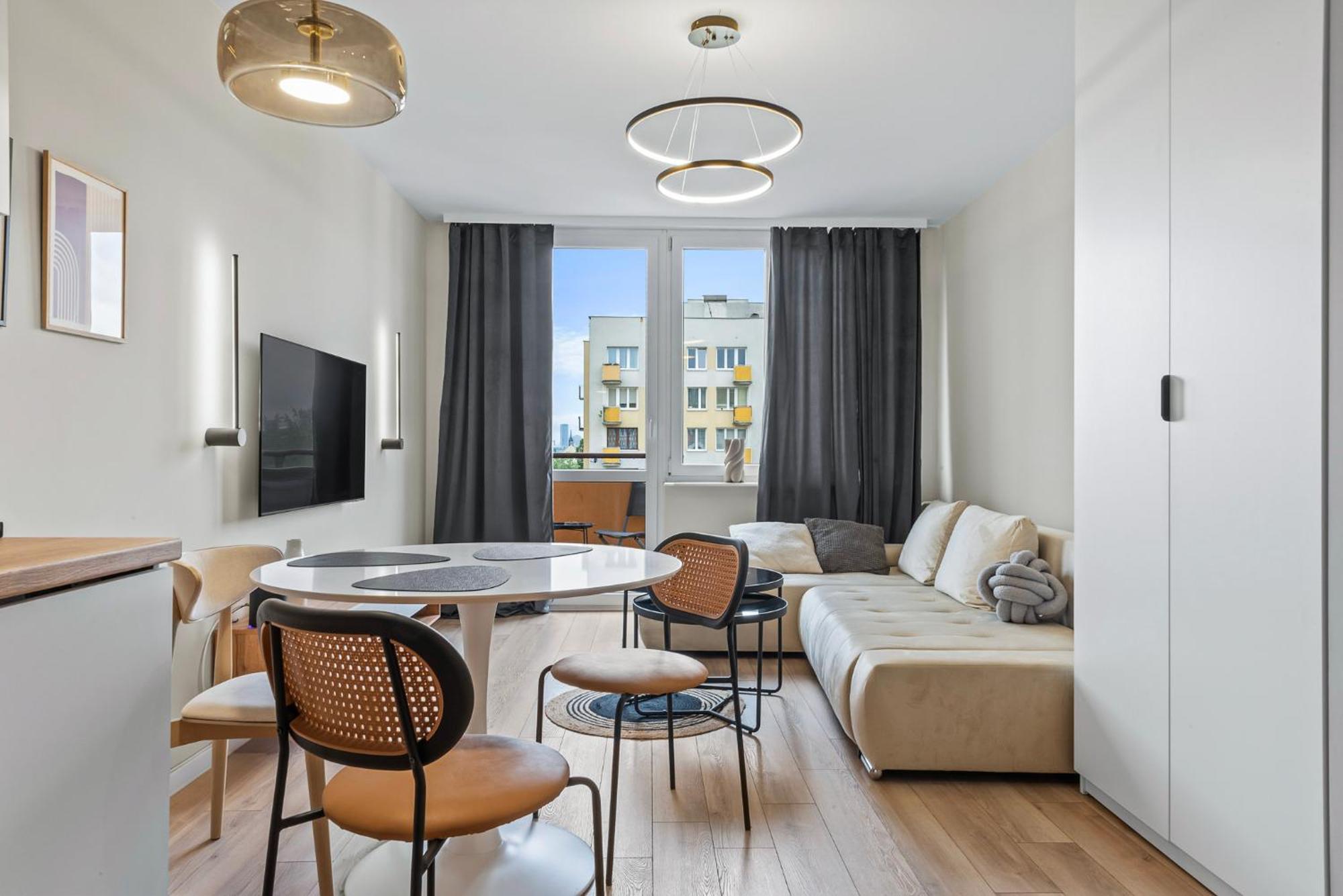 Rentplanet - Apartament Miedzynarodowa Varsóvia Exterior foto